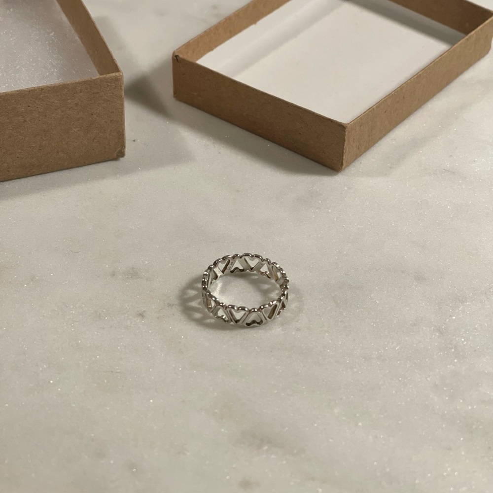 Silver Heart Ring - image 6